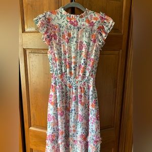 Floral print dress